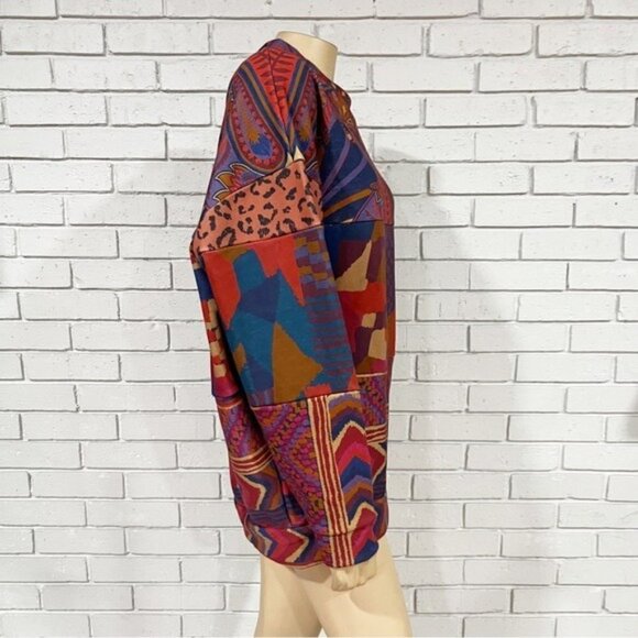 Farm Rio Women’s Mixed Prints Sweatshirt - Size Small - Picture 3 of 10